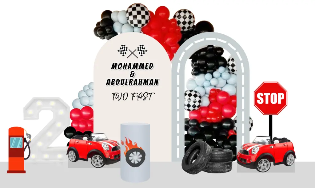 Racing Car Backdrop 