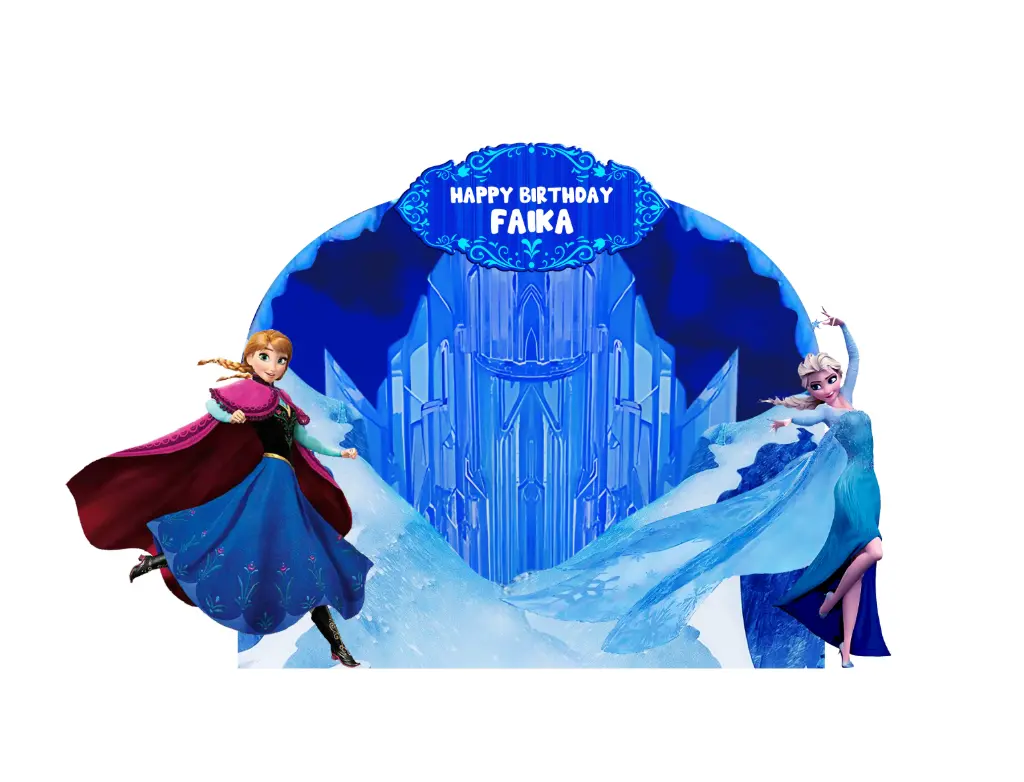 Frozen Backdrop 200x200 cm 