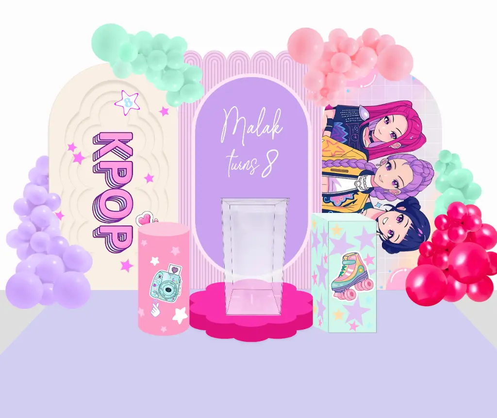 KPOP Backdrop set 