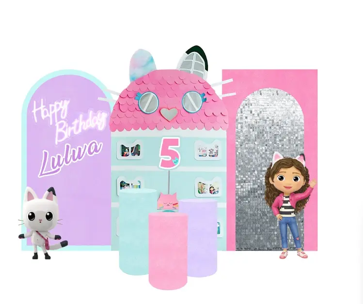 Gabby Doll House backdrop