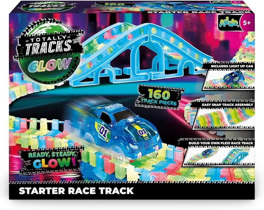 Addo Totally Track Glow 160-Piece Starter Track Set
