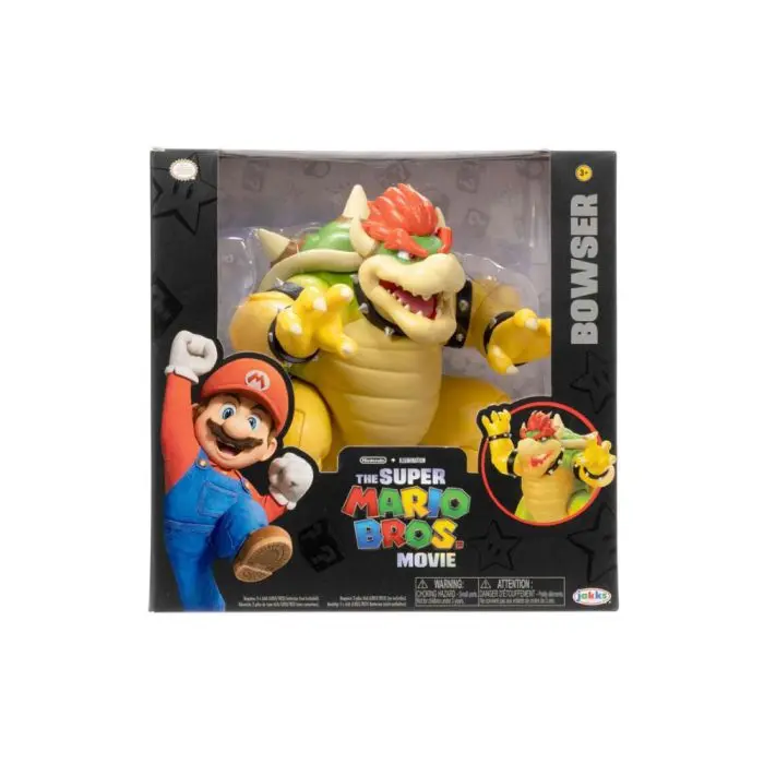 Super Mario Bros. Movie Fire-Breathing Bowser Figure – 18 cm