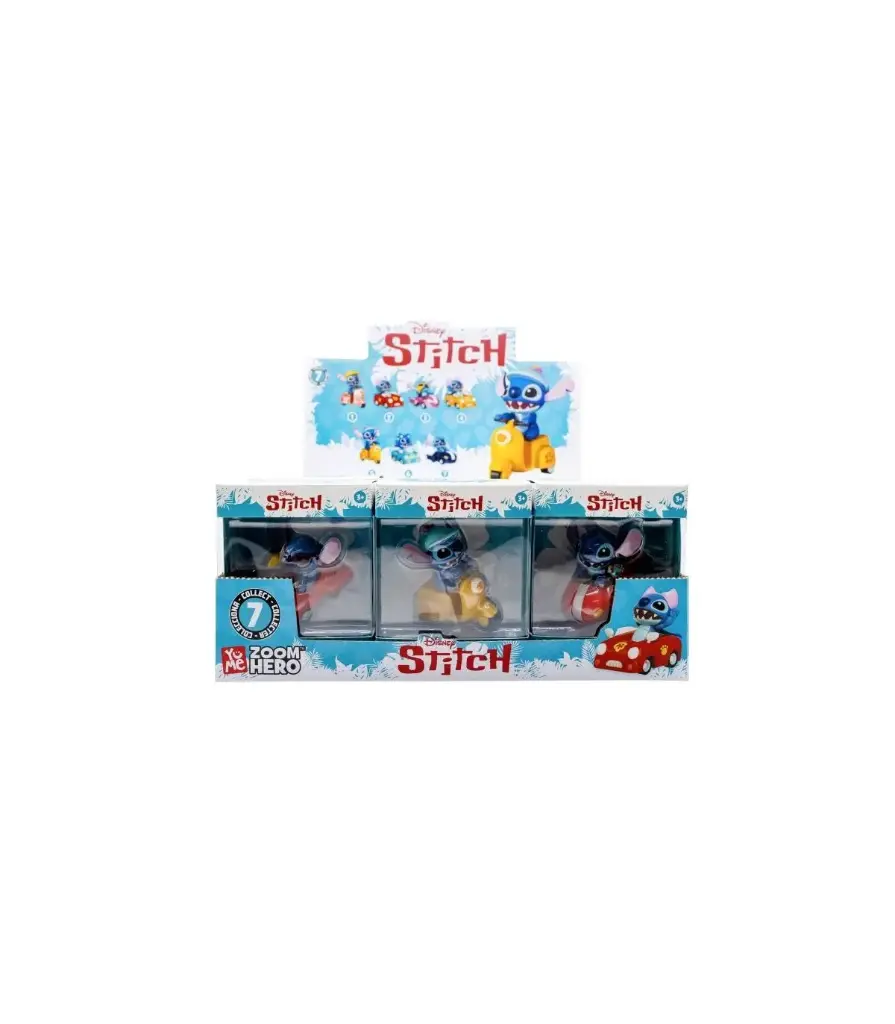 Disney Lilo & Stitch Zoom Hero Pullback Racing Vehicle
