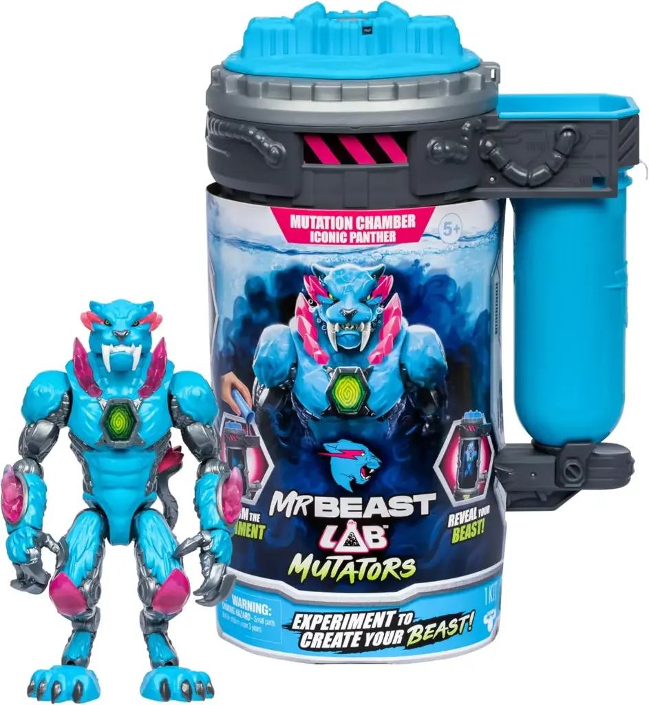 MrBeast Lab Mutators Mutation Chamber Iconic Panther Figure