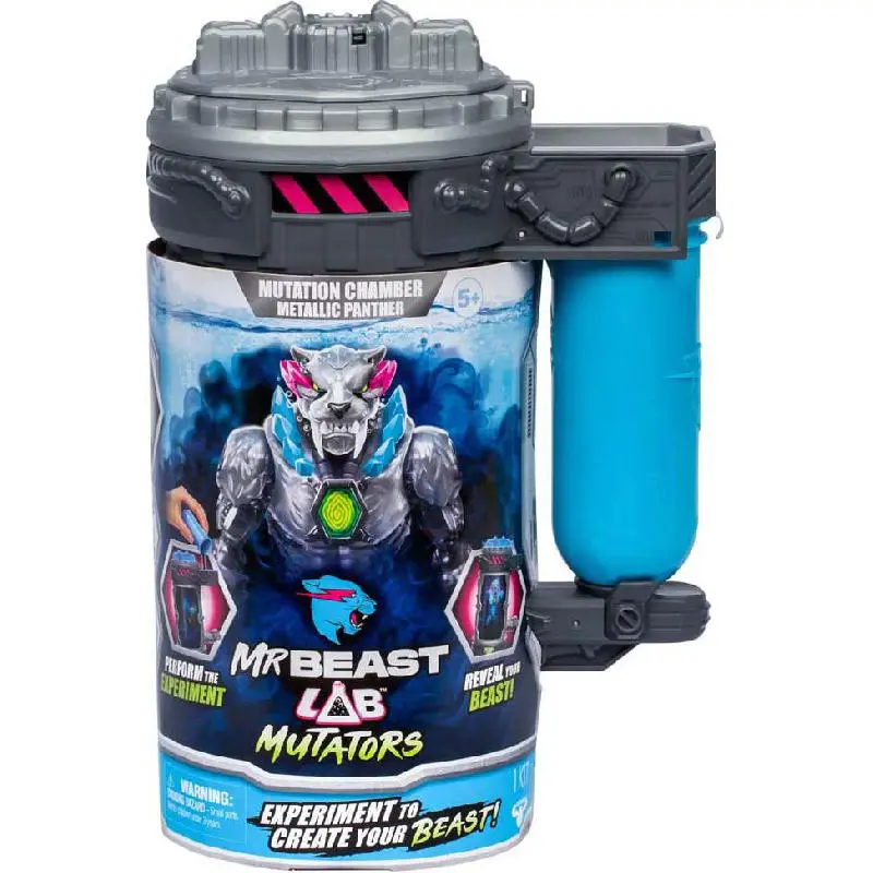 MrBeast Lab Mutators Mutation Chamber Metallic Panther Figure