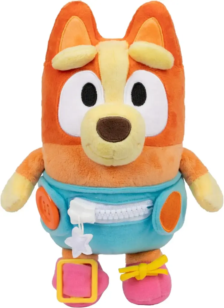 Bluey Dress & Play Baby Bingo Learning Plush Toy