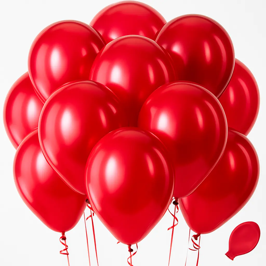 12 Inch Latex Balloon Normal Red