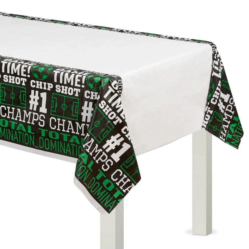 Goal Getter Soccer Plastic Table Cover 54in x 96in