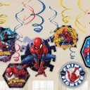 Spider-Man Webbed Wonder Swirl Hanging Decorations Value Pack