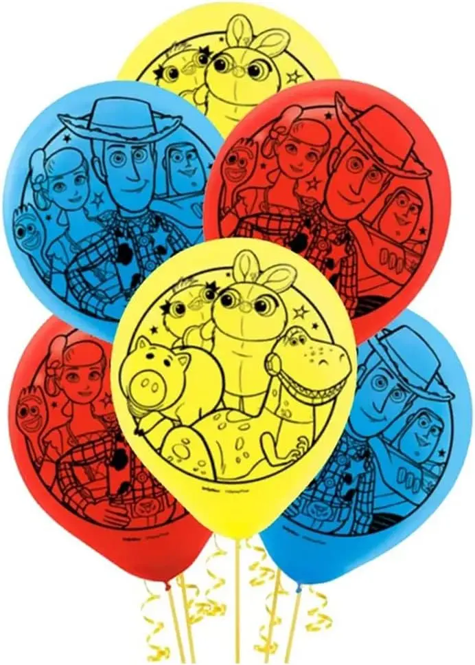 12 Inch Latex Balloons, 6ct-Disney Pixar Toy Story 4
