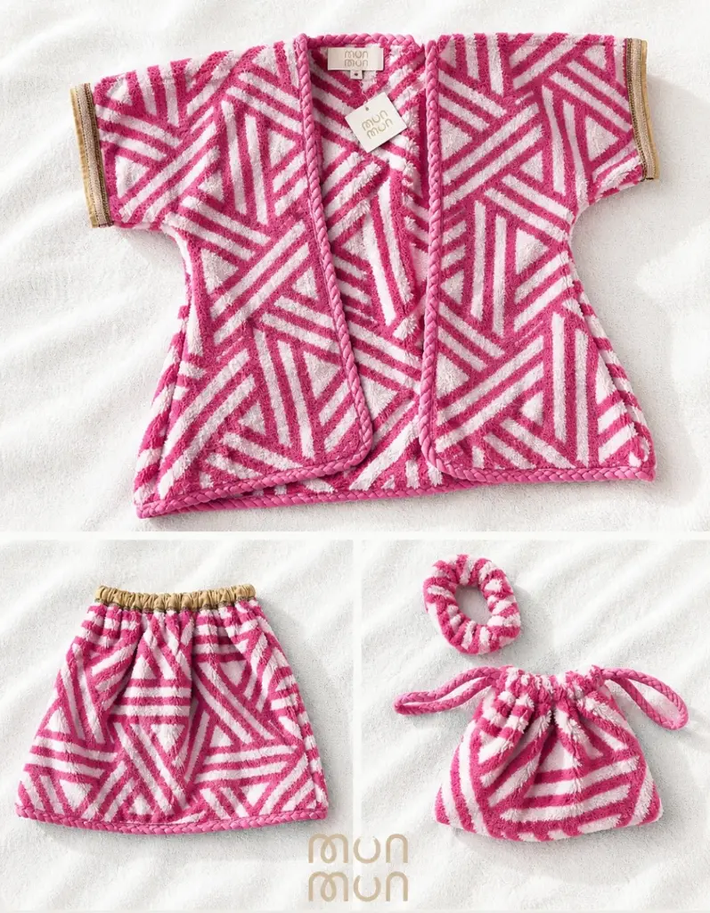 MUNMUN Terry Set Pink