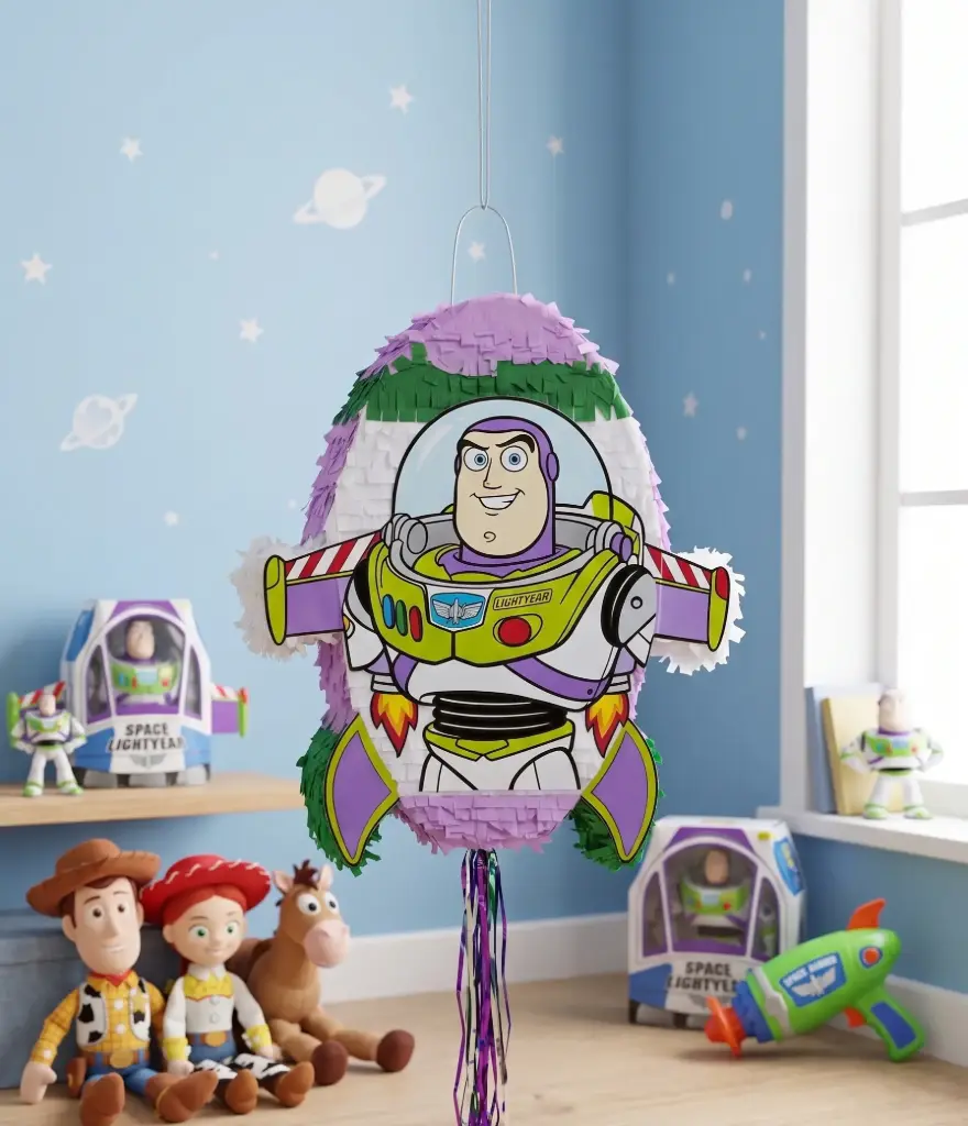 Toy Story Buzz Lightyear Piñata w/ Piñata Stick