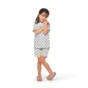Thoub Saghiri - White Shalky Girls Set