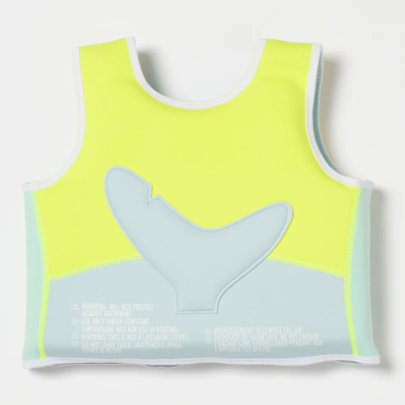 SUNNYLiFE Kids Swim Vest 3–6 Years – Salty the Shark