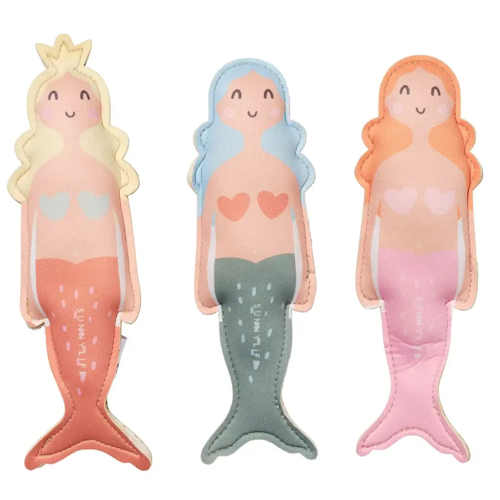 SUNNYLiFE Dive Buddies Pool Toys, Set of 3 – Melody the Mermaid