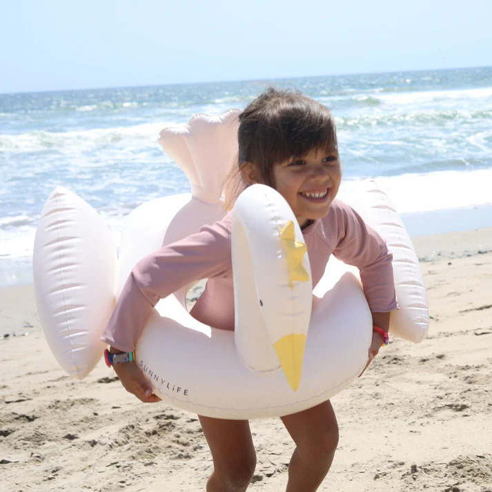 SUNNYLiFE Kids Pool Ring – Princess Swan