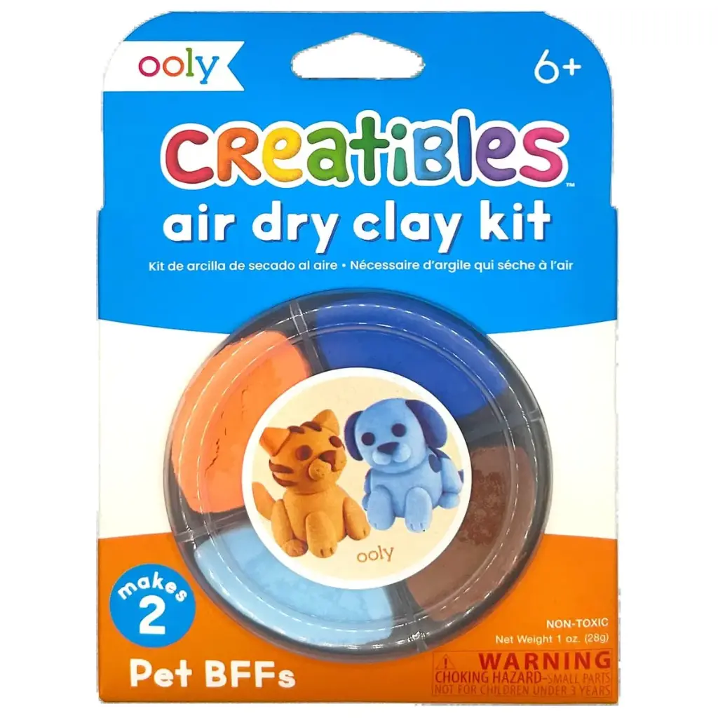 Creatibles D.I.Y. Air-Dry Clay Kit: Pet Bffs (Set of 4)