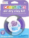 Creatibles D.I.Y. Air-Dry Clay Kit: Ocean Bffs (Set of 4)