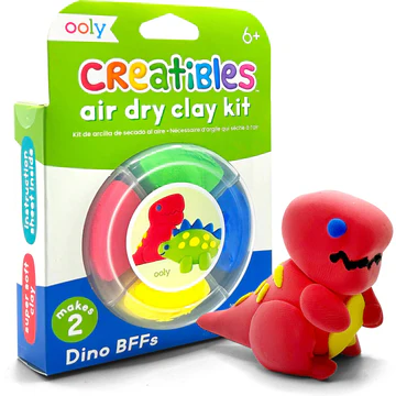 Creatibles D.I.Y. Air-Dry Clay Kit: Dino. Bffs (Set of 4)