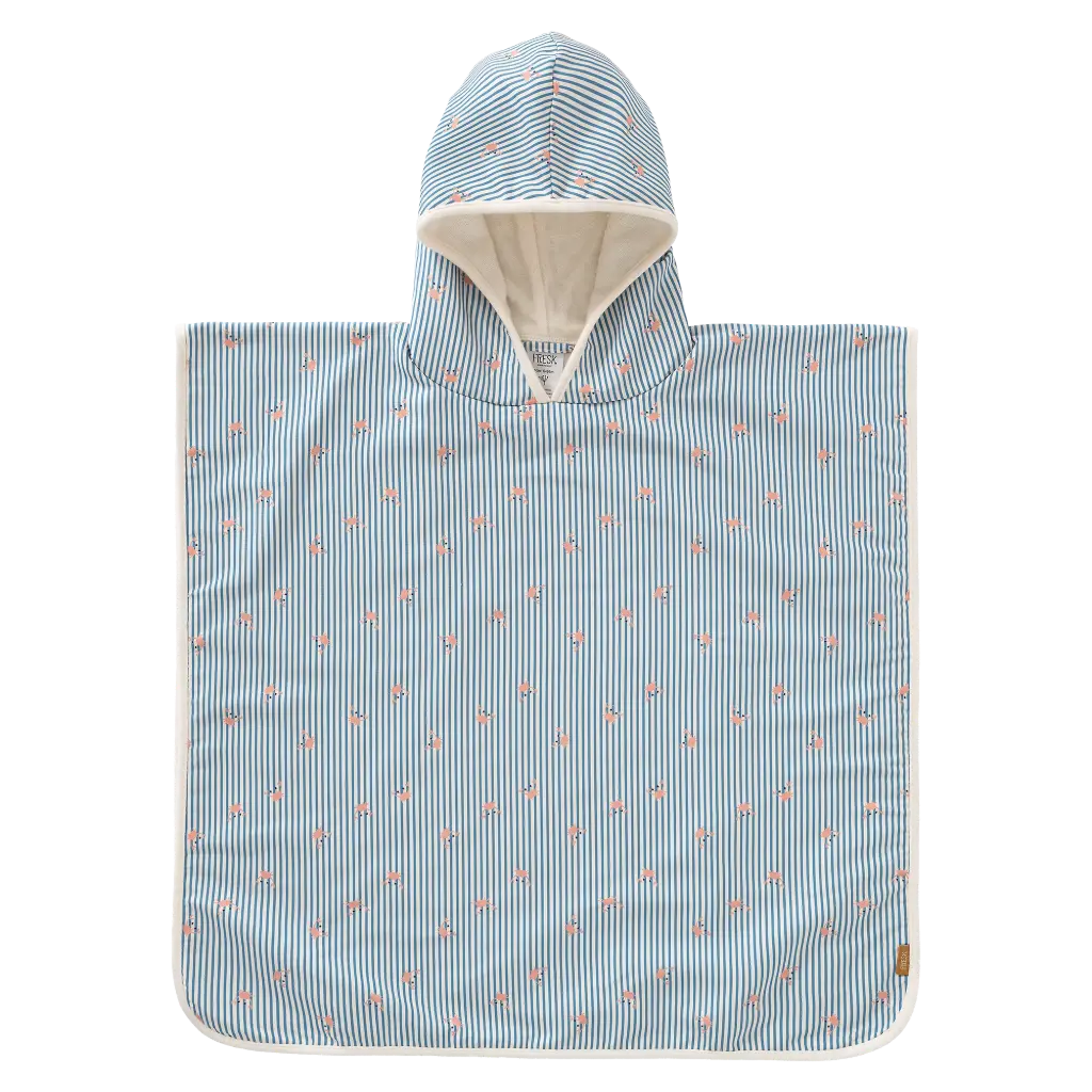 UV Poncho Stripes & crabs