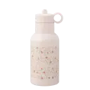 Fresk Insulated Water Bottle -Garden Flowers - 2Lids (350 ml)