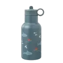 Fresk Insulated Water Bottle - Shark - 2 Lids (350 ml)