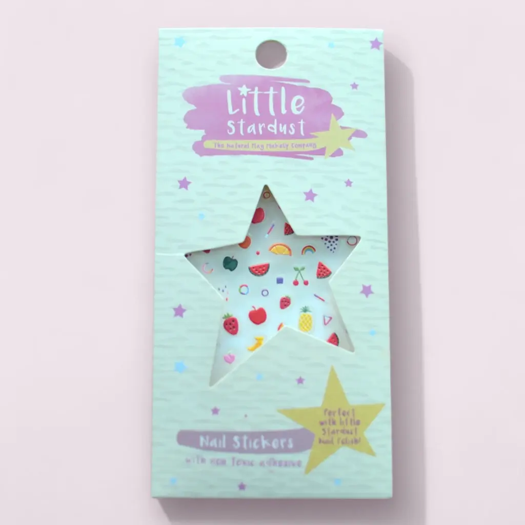 Little Stardus Tutti Frutti Nail Stickers with non toxic adhesive