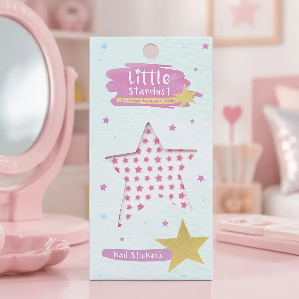 Little Stardus Stars Nail Stickers with non toxic adhesive