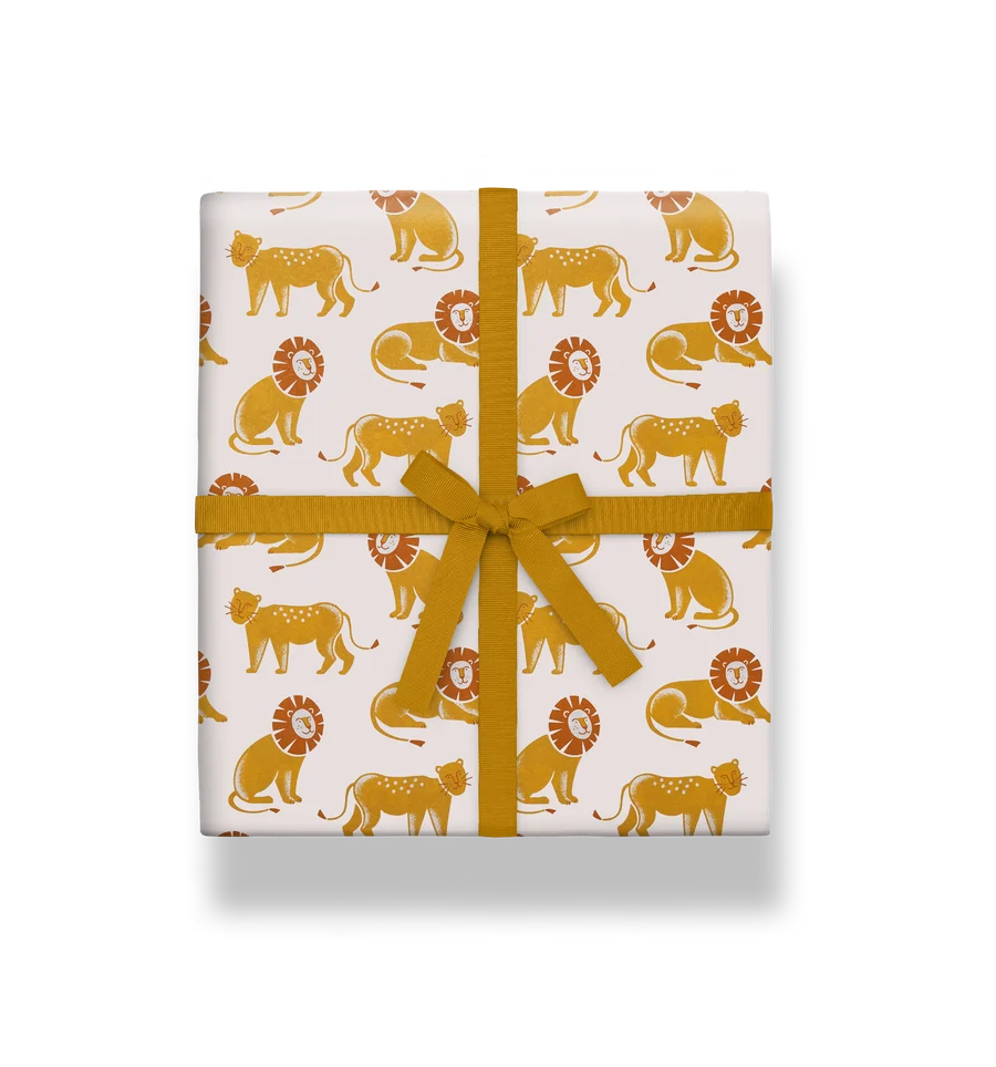 Lion Pride Gift Wrap Sheet (70 x 50 cm)