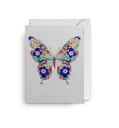 Mini Card (9X12)cm-Floral Butterfly
