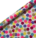 Shiki Polka Dot Confetti Roll Wrap, 3 Metres