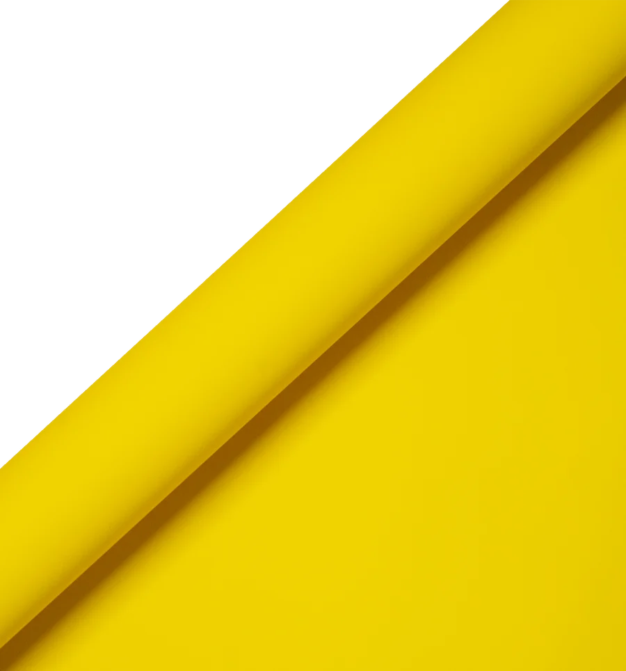 Lemon Yellow Colour Block Roll Wrap, 3 Metres