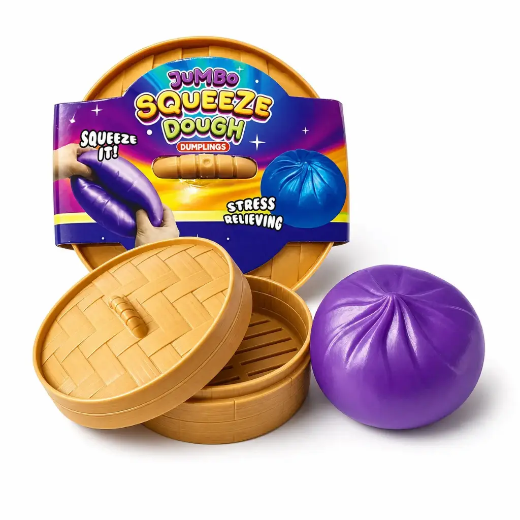 Dumplings Jumbo Squeeze Dough Pearly 14.5 cm ( 1 Piece Random color)