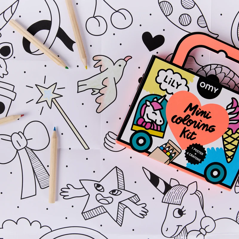 OMY Coloring Pocket - Lily