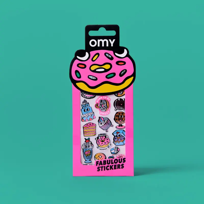 OMY Iconic Fabulous Stickers - Donuts