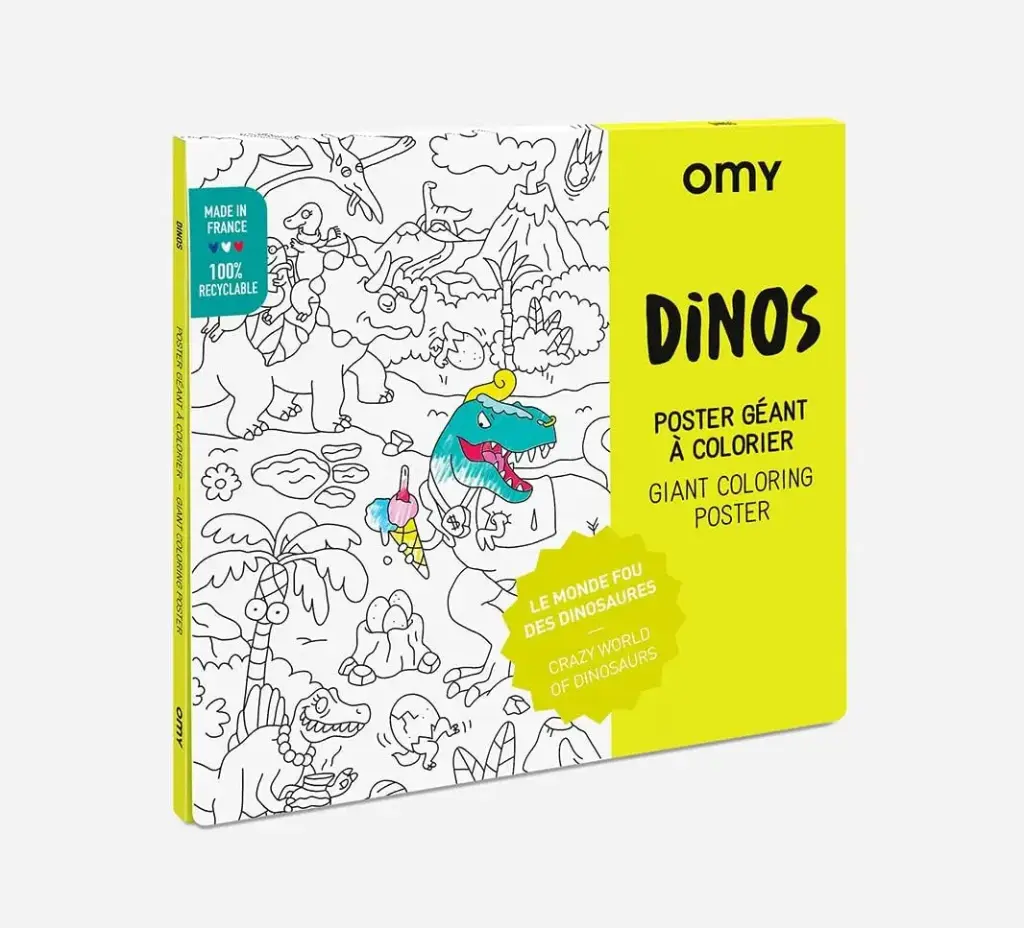 OMY Color A Poster Dinos