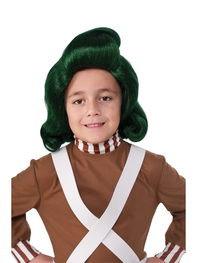 Willy Wonka Oompa Loompa Child Costume Wig