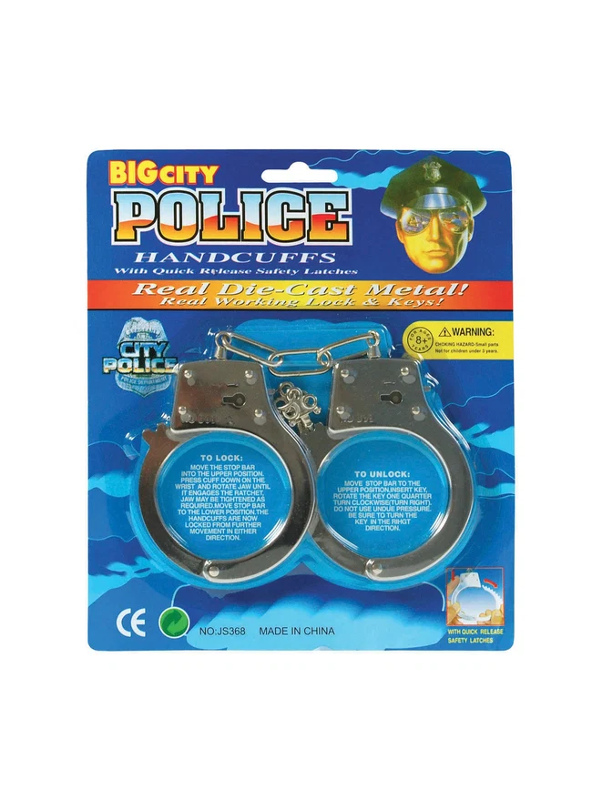 Metal Costume Handcuffs