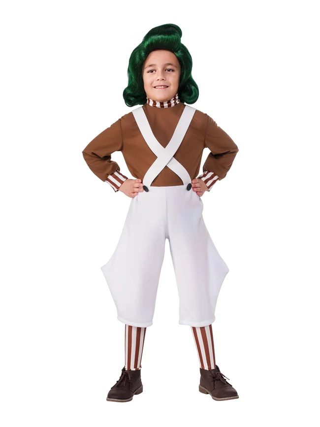 Willy Wonka Oompa Loompa Child Costume