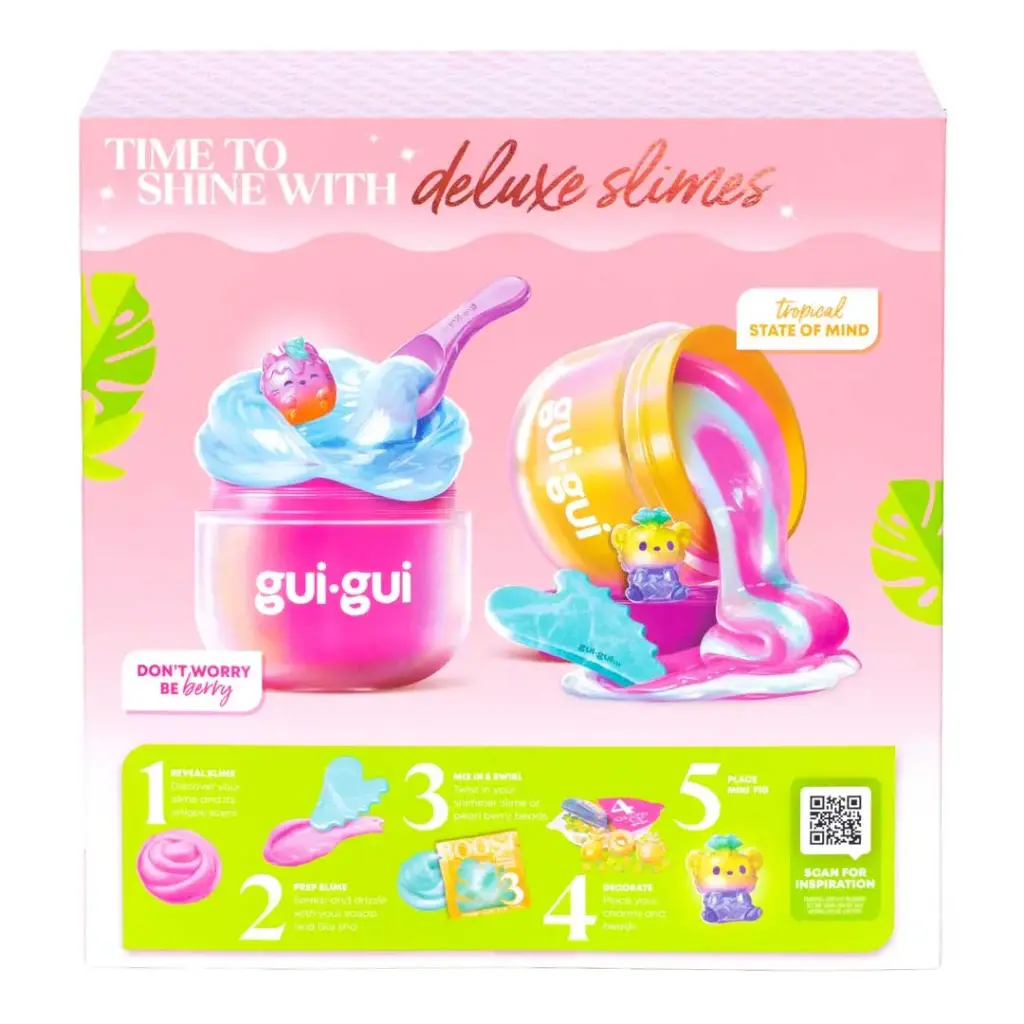 Gui Gui Fruity Glow Slime Deluxe Twin Pack