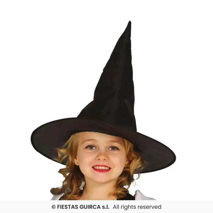 Kids Black Witch Hat