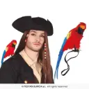 Pirate Shoulder Parrot with Elastic, 30 cm