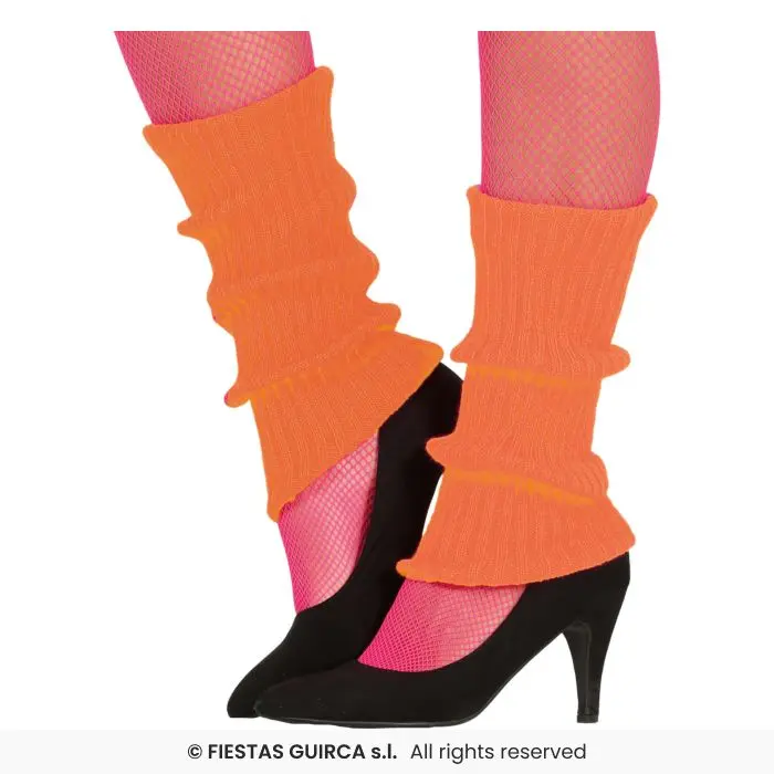 Neon Orange Leg Warmers