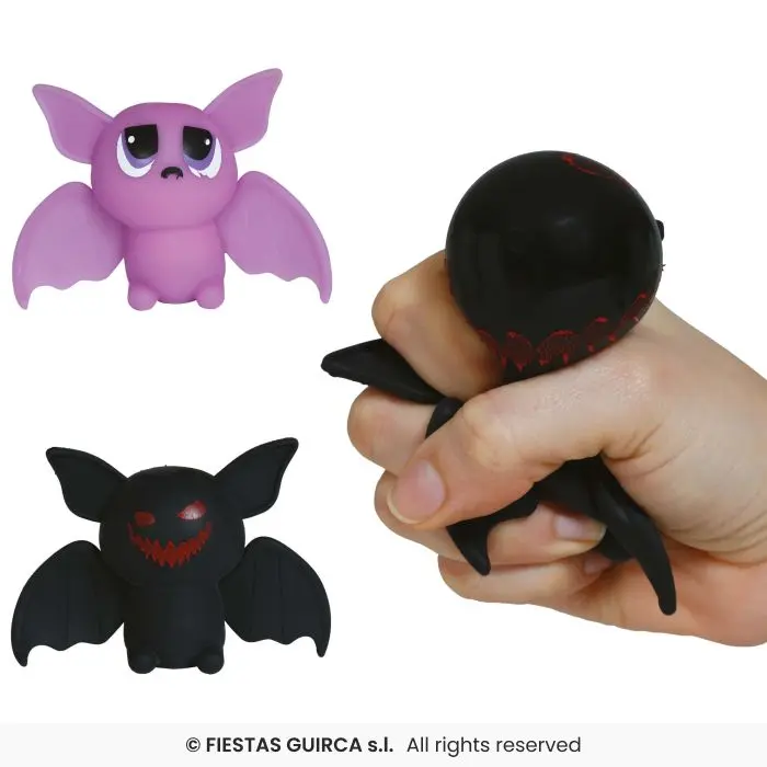 Squeeze Bat Toy, 9 cm (Assorted Colours)