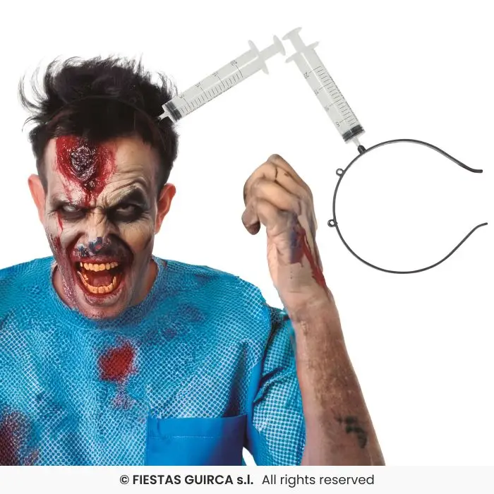 Syringe-Through-Head Headband, 14 cm