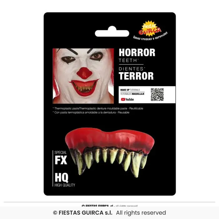Monster Teeth with Thermoplastic Fitting Paste
