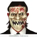 'Kiss Me' Purge-Style Mask, PVC