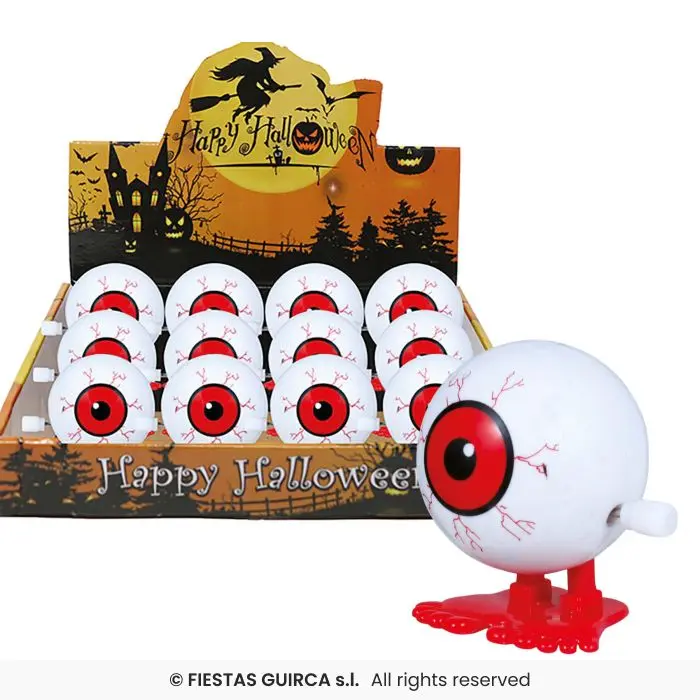 Wind-Up Walking Eyeball Toy, 5 cm
