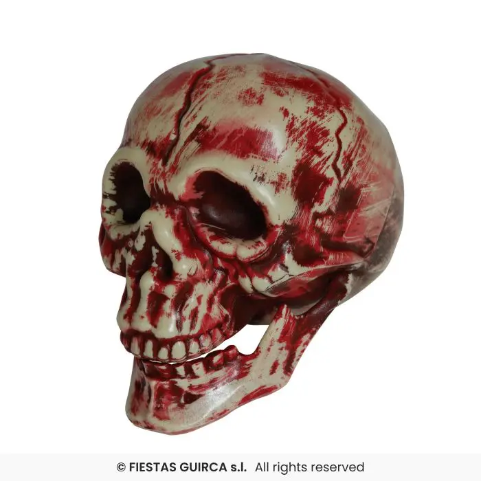 Bloody Skull Decoration, 20 cm (PVC)