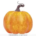 Foam Pumpkins, Set of 2 (10 cm)